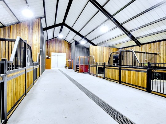155 Kortney Drive in Hudson Oaks, a Briggs Freeman Sotheby's luxury ranch home for sale in Dallas-Fort Worth - horse barn