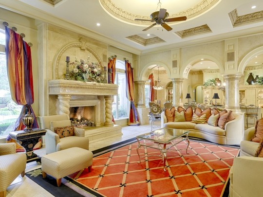 1801 Lantana Court in Southlake - Briggs Freeman Sotheby's luxury homes for sale in Dallas Fort Worth - living room