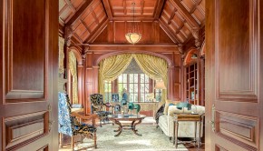 Dans Bois Crete Mansion at 9806 Inwood Road in Preston Hollow - Briggs Freeman Sotheby's homes for sale in Dallas - entry room