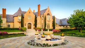 Dans Bois Crete Mansion at 9806 Inwood Road in Preston Hollow - Briggs Freeman Sotheby's homes for sale in Dallas - exterior 1