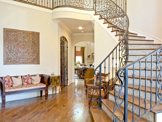 6405 Royal Lane in Preston Hollow - a Briggs Freeman Sotheby's luxury home for sale in Dallas Fort Worth - stairway