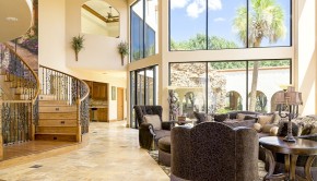 2010 Whitebridge Road in Argyle - Briggs Freeman Sotheby's luxury homes in Dallas Fort Worth - entry and den