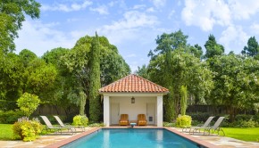 4631 Valley Ridge Road in Preston Hollow - Briggs Freeman Sotheby's luxury homes for sale in Dallas Fort Worth - pool and cabana