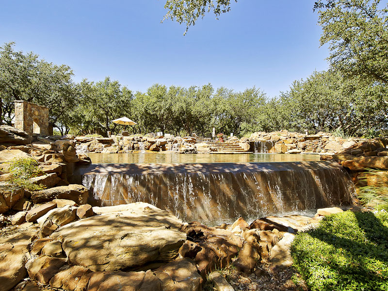 2400 The Ranch Briggs Freeman Sotheby's luxury home for sale in Dallas Fort Worth- waterfall