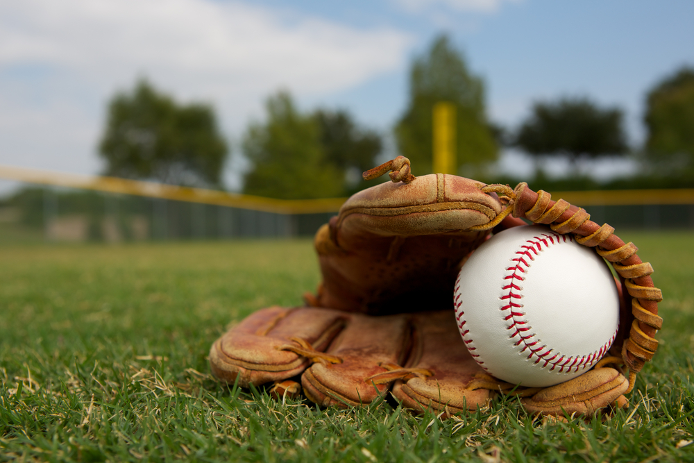 baseball glove - shutterstock_128467988