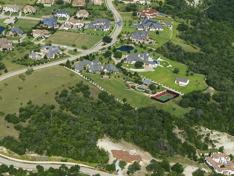 9340 Bella Terra Drive, Fort Worth, 76126, Briggs Freeman Sotheby's luxury home for sale in Dallas Fort Worth-aerial view