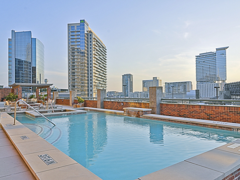 1999 McKinney Avenue #806, Uptown, 75201, Briggs Freeman Sotheby's luxury home for sale in Dallas Fort Worth-pool