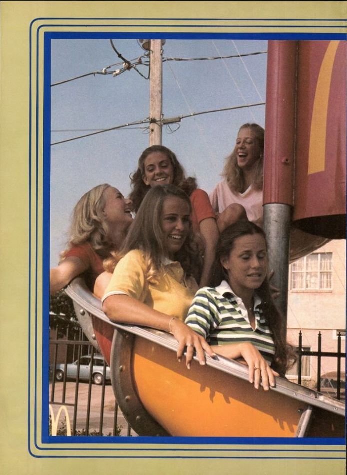 Highland Park 100 teens on slide