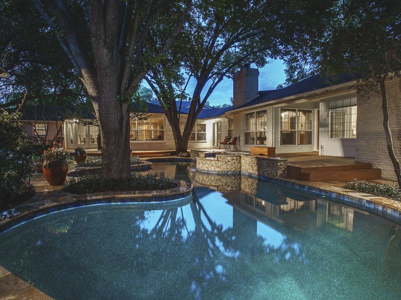 6738 Glendora Avenue 75230, Preston Hollow, Briggs Freeman Sotheby's luxury ranch for sale in Dallas Fort Worth-pool