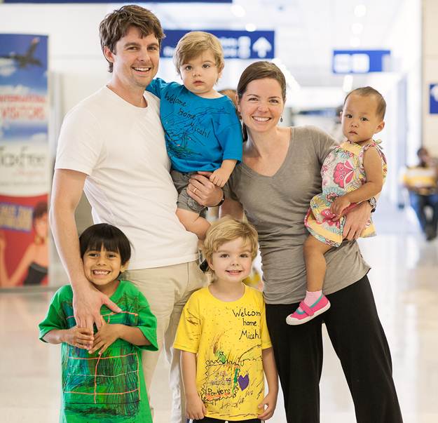 Ellen Porter and family
