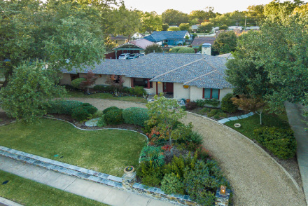 7151 Brookcove Lane Dallas 75214, Lakewood Green Cove Estate, Briggs Freeman Sotheby's luxury home for sale in Dallas Fort Worth-exterior aerial