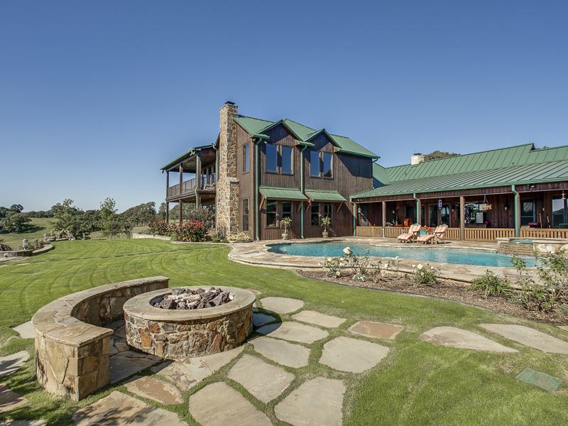Circle 12 Ranch, 18901 Bradshaw Lane Thackerville 73459, Angie Nelson, Briggs Freeman Sotheby's luxury home for sale in Dallas Fort Worth-firepit