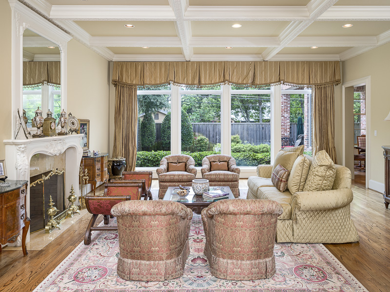 6462 Aberdeen Avenue Dallas 75230, Ginger Nobles, Briggs Freeman Sotheby's luxury homes for sale in Preston Hollow-grand living rooms
