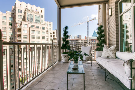 2555 N Pearl Street #1503 Dallas 75201, Ritz-Carlton, Missy Woehr, Briggs Freeman Sotheby's luxury homes for sale in Uptown Dallas-balcony with a view