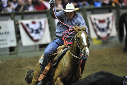 Rodeo rider with lasso - shutterstock_204501688