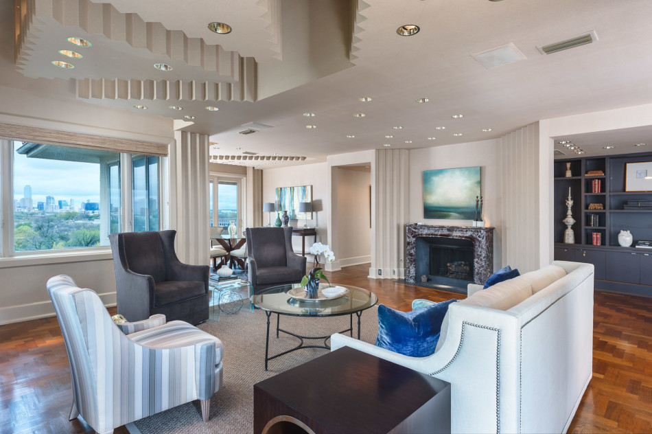 4500 Roland Avenue #801, Meredith Houston, Briggs Freeman Sotheby's luxury homes for sale in Highland Park TX-living room