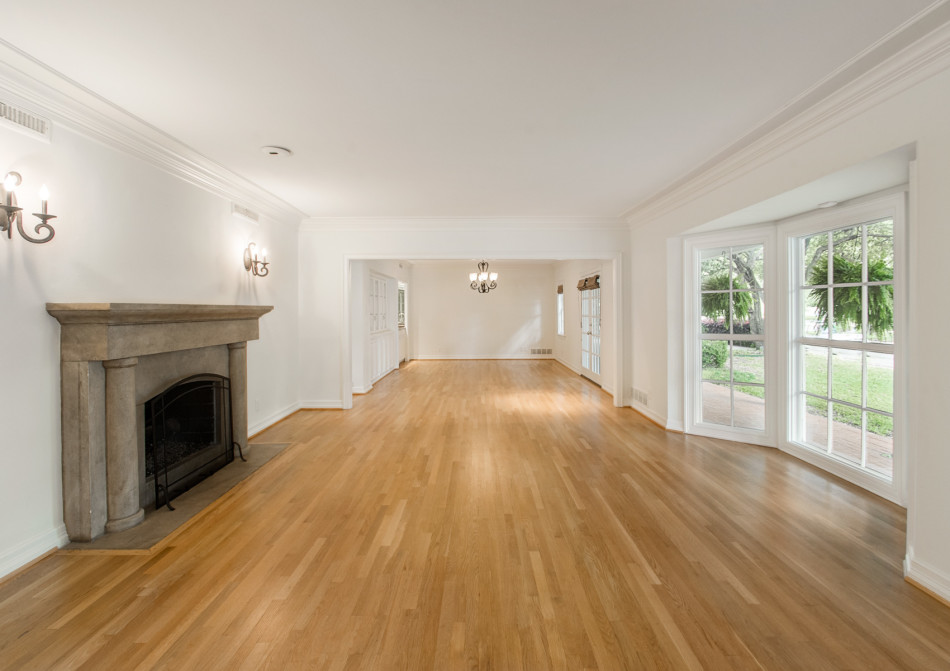 4444 N Versailles Avenue Dallas 75205, Pete Ryan, Briggs Freeman Sotheby's luxury homes for sale in Highland Park TX-hardwoods in living and dining rooms