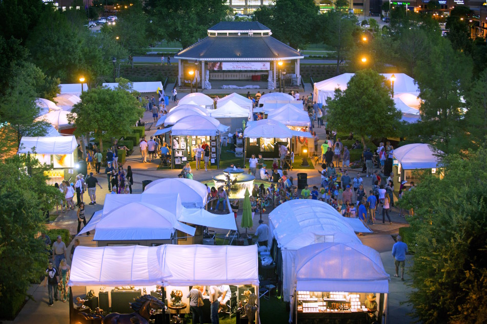 Southlake Art in the Square1 - aerial