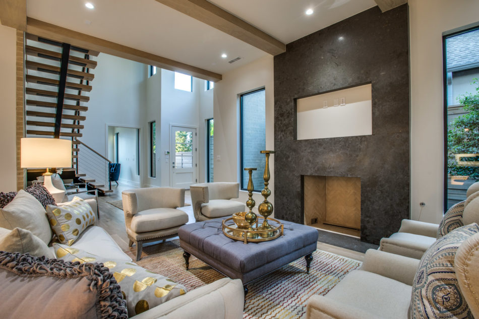 5630 W Hanover Avenue 75209, Devonshire, Becky Frey, Briggs Freeman Sotheby's luxury homes for sale in Dallas-fireplace