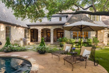6123 Mimosa Lane, Preston Hollow, Briggs Freeman Sotheby's luxury homes for sale in Dallas-back yard